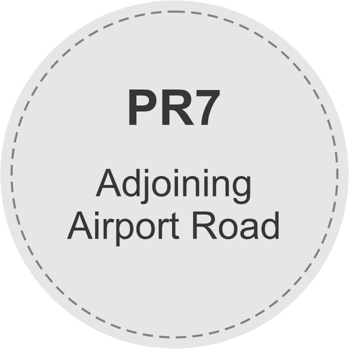 Adjoining Airport Road PR7
